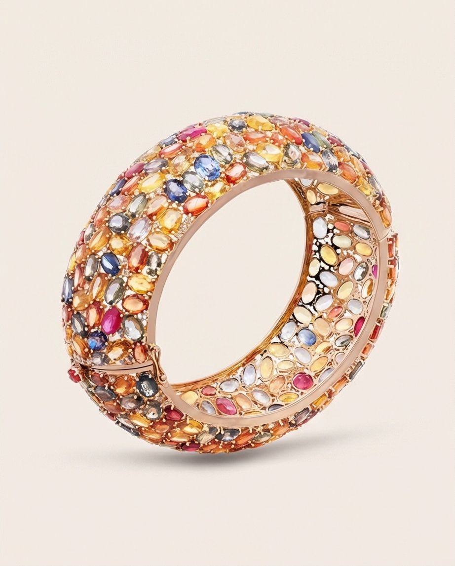 Rainbow Mosaic Bangle