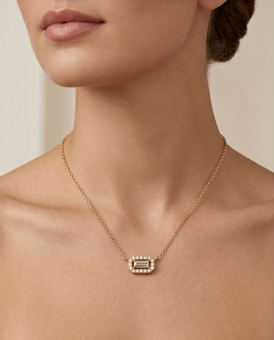 Perlen-Diamant-Anhänger (Pearl Diamond Pendant)
