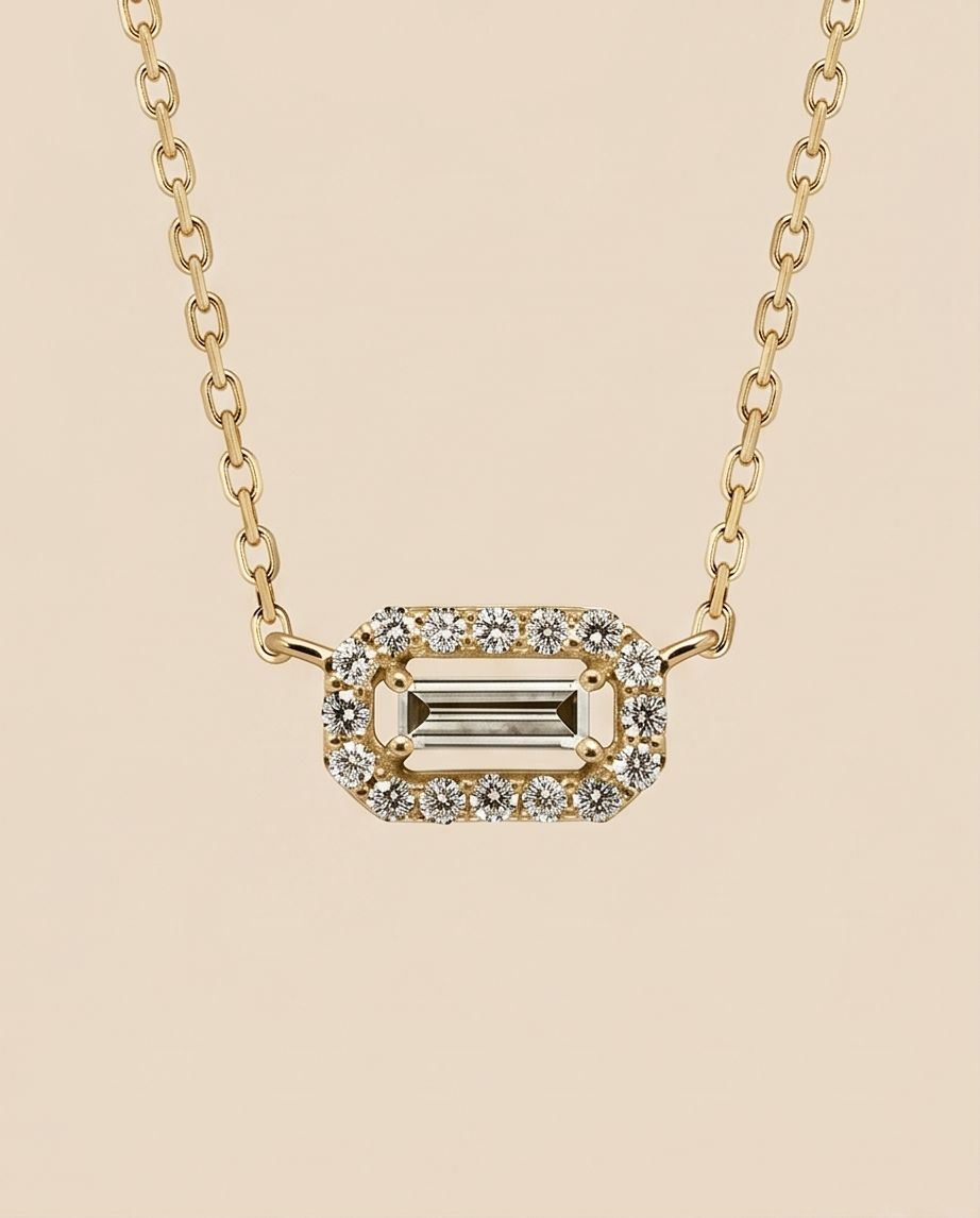 Perlen-Diamant-Anhänger (Pearl Diamond Pendant)