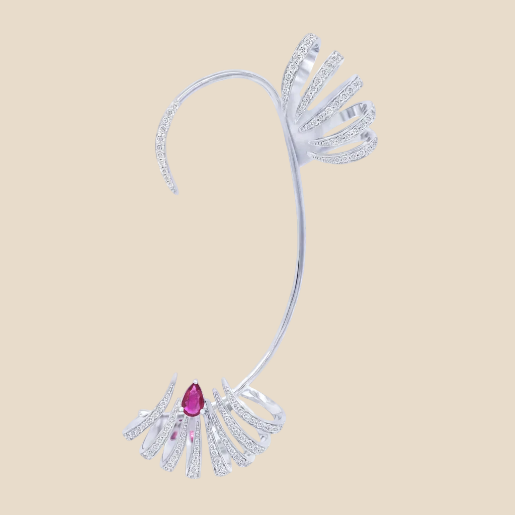 Celestial Flame Earcuff - Palaces Jewellery