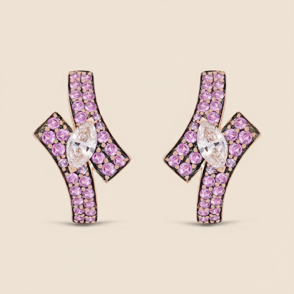 Flair Marquise Earring - Palaces Jewellery