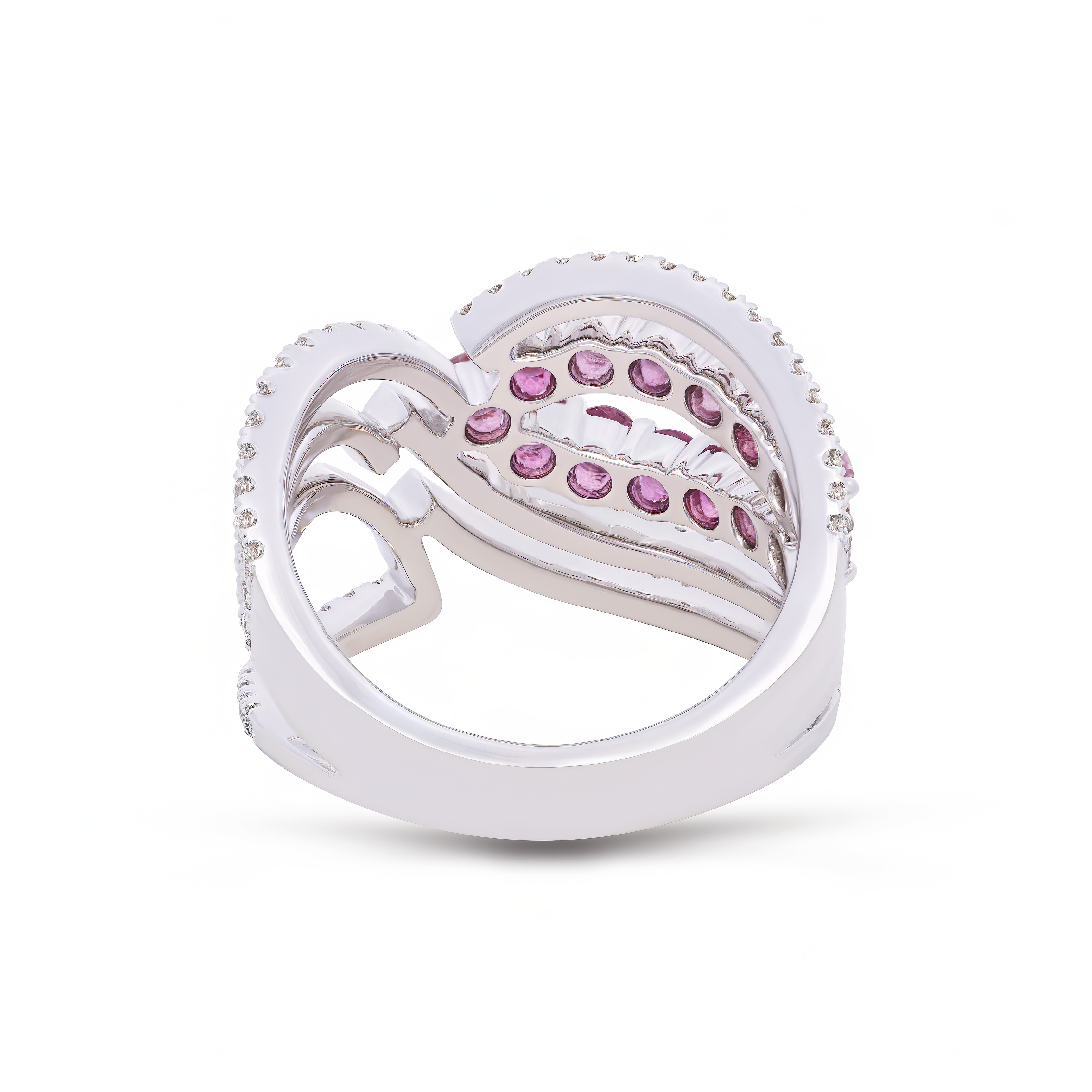 Rosa Halo Ring - Palaces Jewellery