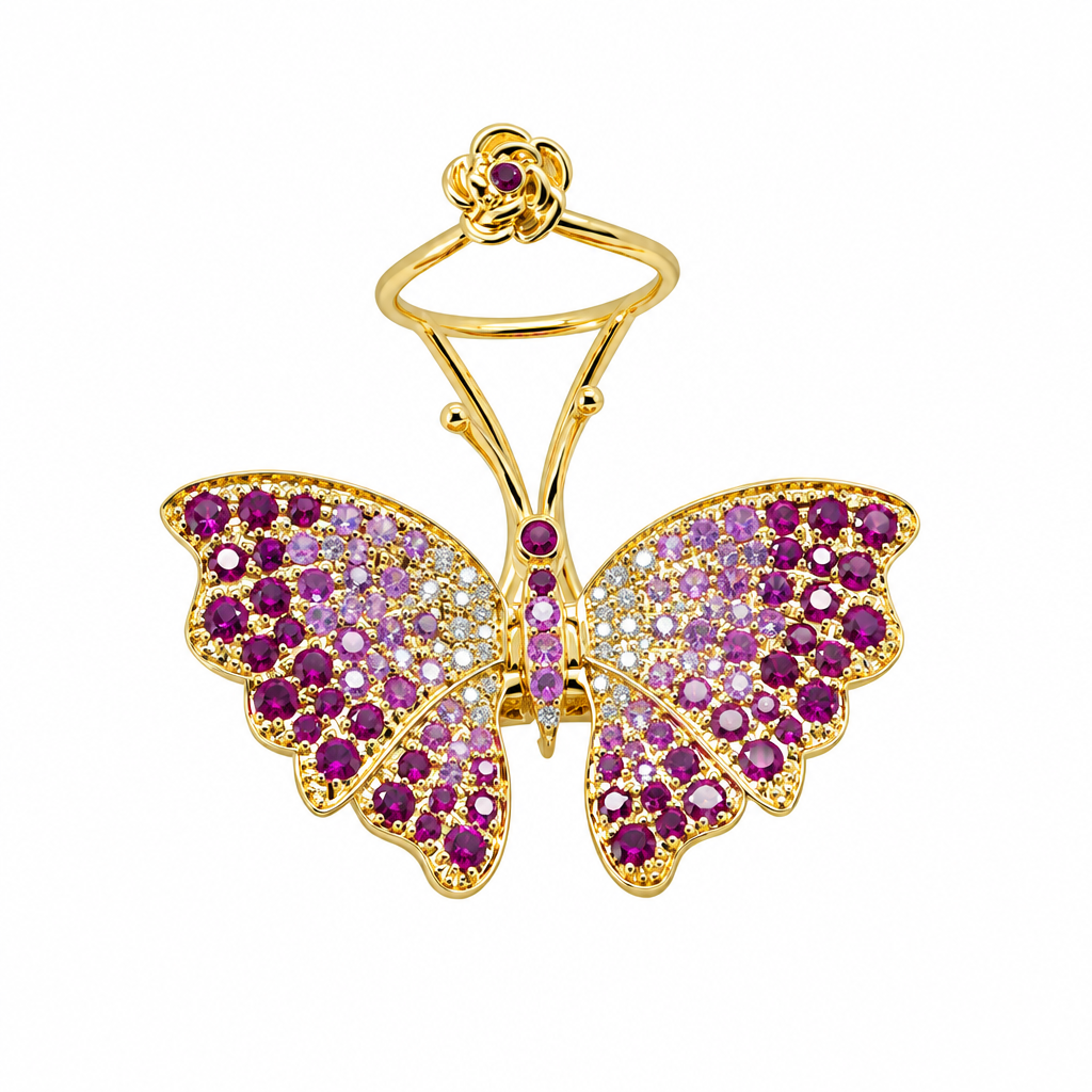 แหวนผีเสื้อพลิ้วไสว (Flutter Butterfly Ring)