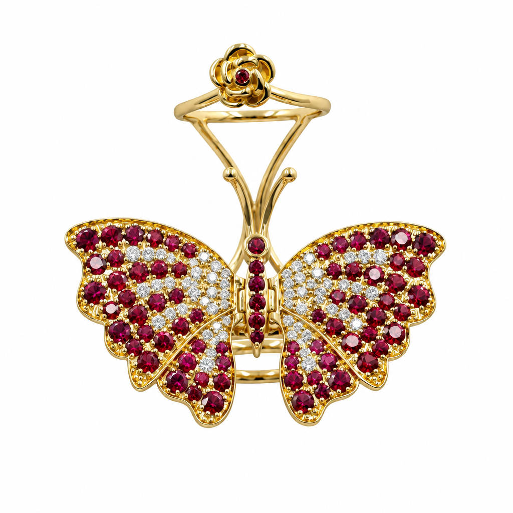 แหวนผีเสื้อพลิ้วไสว (Flutter Butterfly Ring)