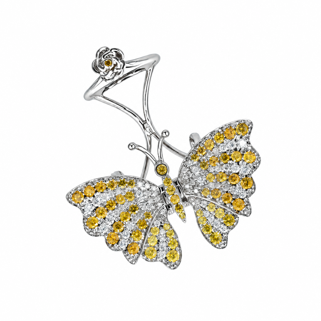 แหวนผีเสื้อพลิ้วไสว (Flutter Butterfly Ring)