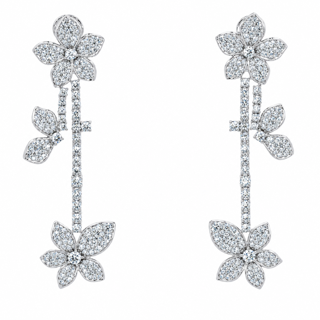 Boucle d'oreille Crimson Elegance (Crimson Elegance Earring)