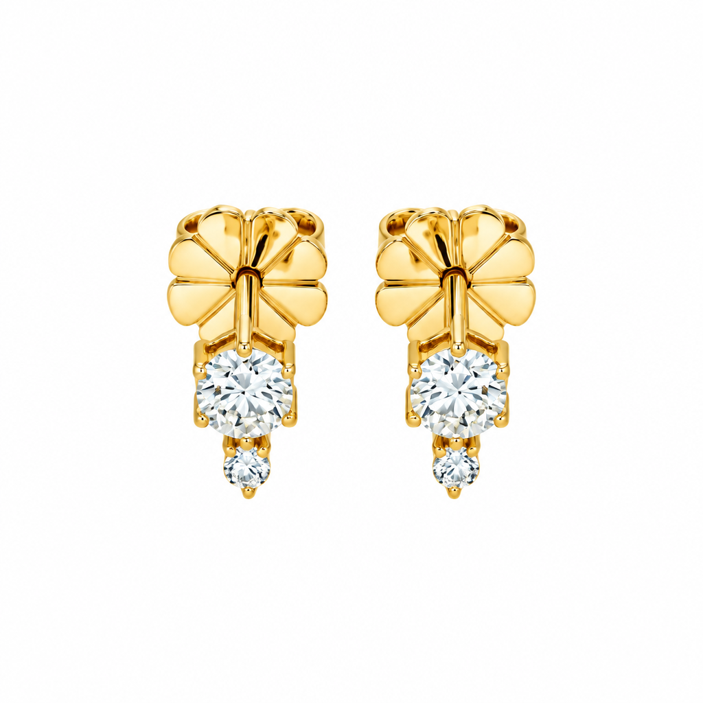 ડાયમંડ સ્ટડ એરિંગ (Diamond Stud Earring)