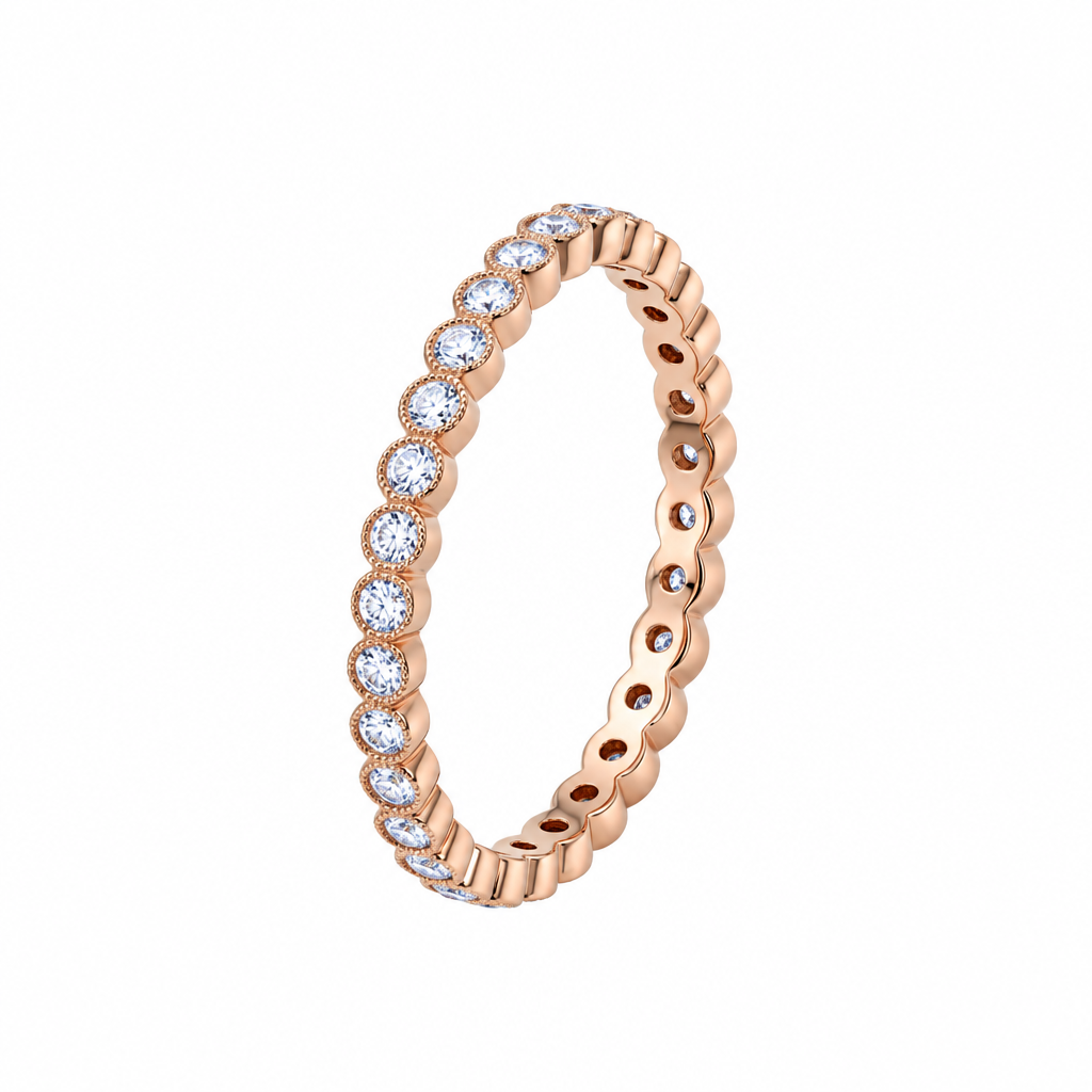 ホタテ貝のエタニティバンド (Scallop Eternity Band)