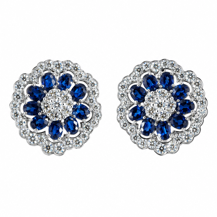 ડાયમંડ ઇંગ્લિશ લોક ઇયરિંગ (Diamond English Lock Earring)