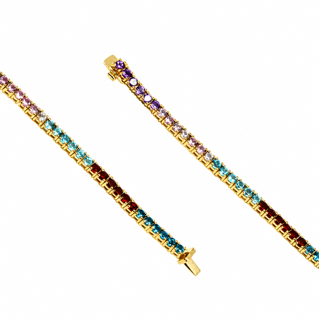 Bracelet de tennis semi-précieux (SemiPrecious Tennis Bracelet)