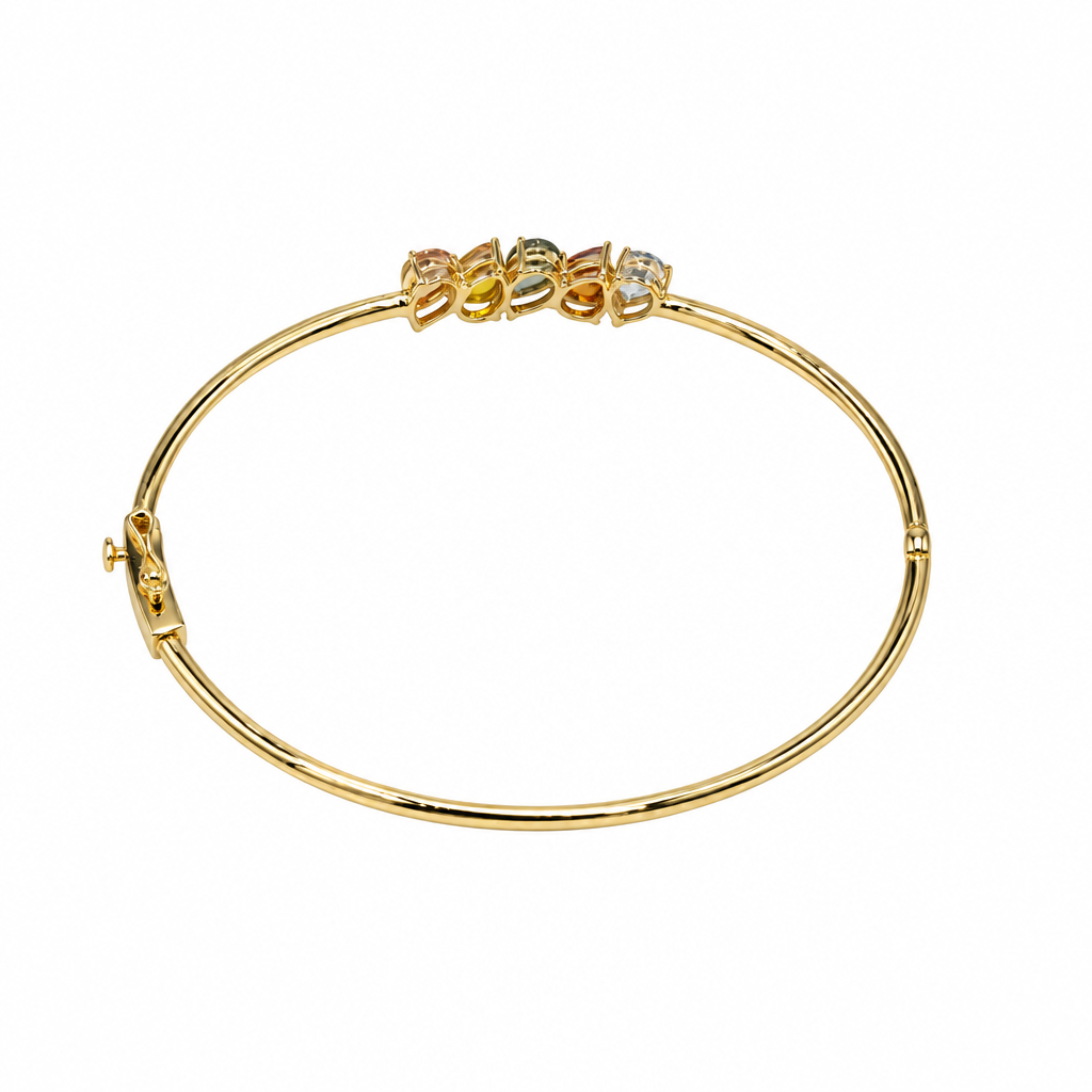 Bracelet jonc arc-en-ciel (Rainbow Bangle Bracelet)