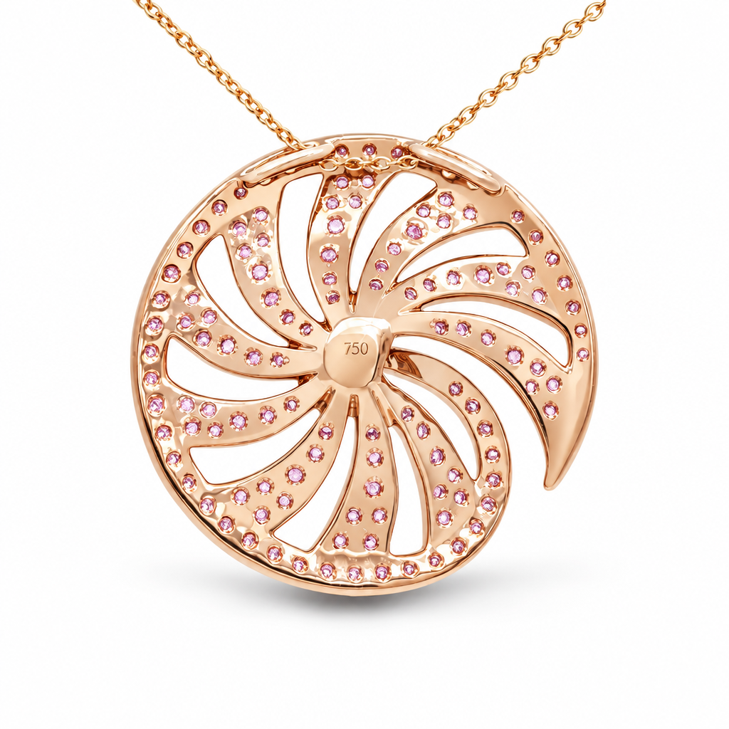 Pendentif Tourbillon de Roses (Rose Whirl Pendant)