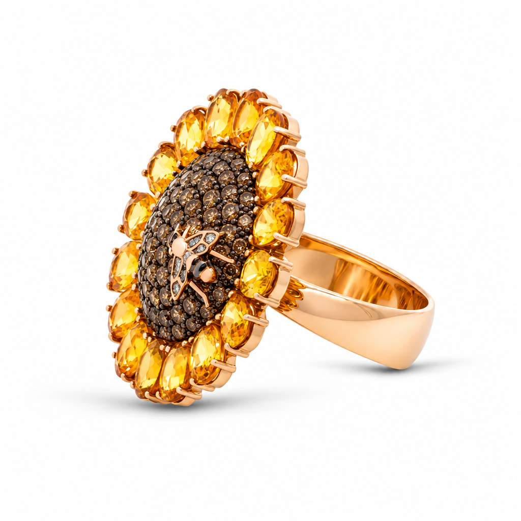 Sunflower Bloom Ring