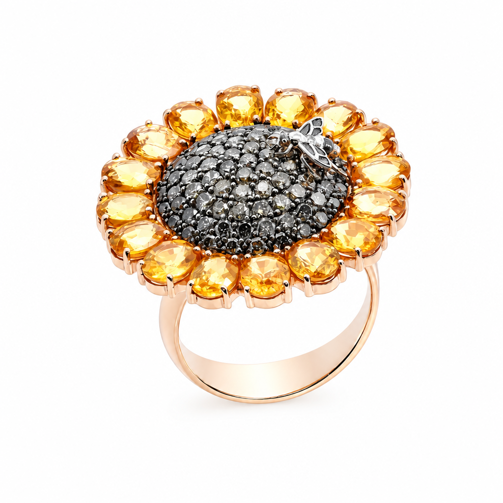 Sunflower Bloom Ring