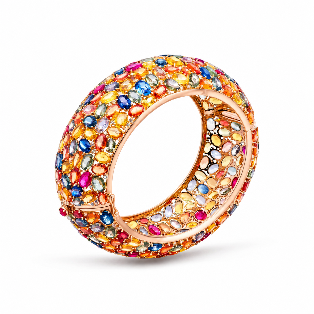 Bangle ng Rainbow Mosaic