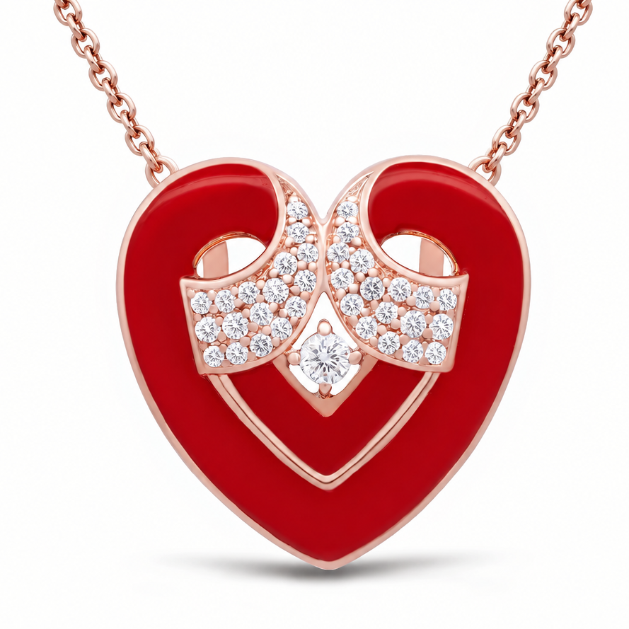 จี้เพชรรูปรูเล็ต (Roulette Diamond Pendant)