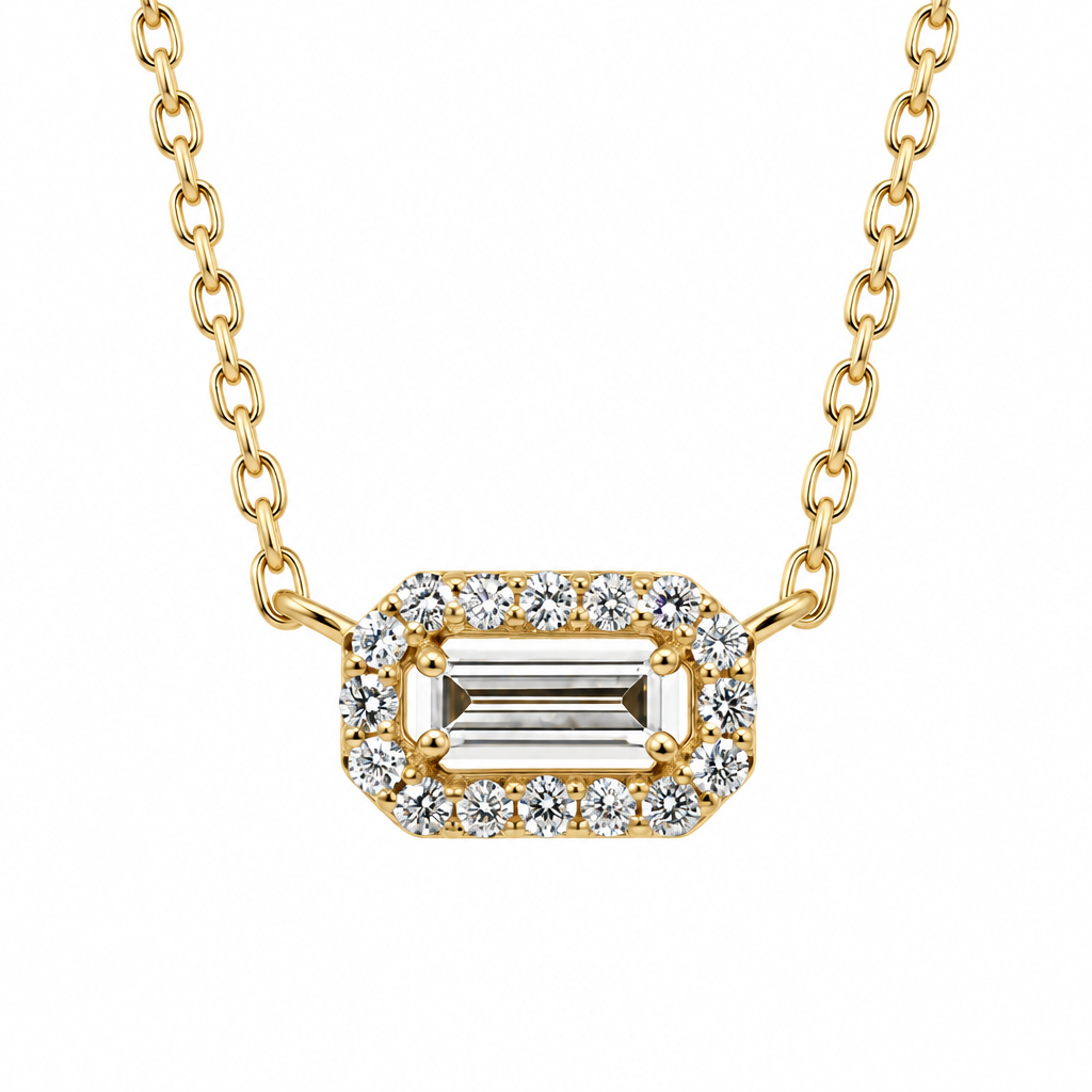 قلادة اللؤلؤ والماس (Pearl Diamond Pendant)