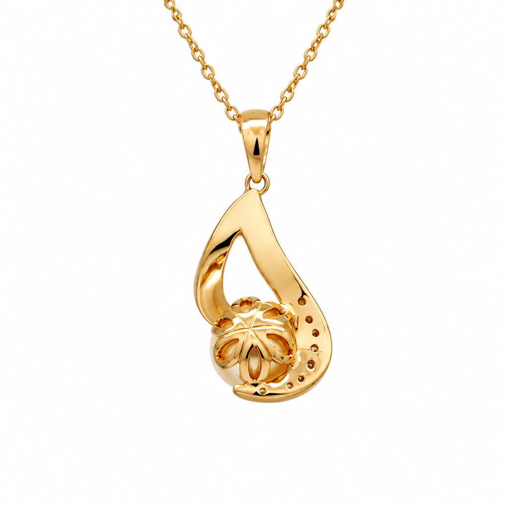 จี้ไข่มุกเพชร (Pearl Diamond Pendant)