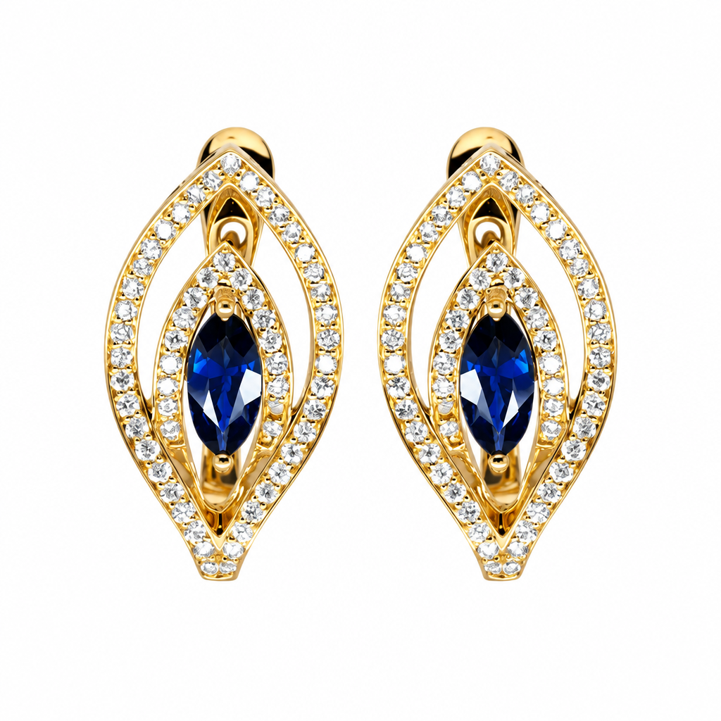 ต่างหูเพชรล็อคอังกฤษ (Diamond English Lock Earring)
