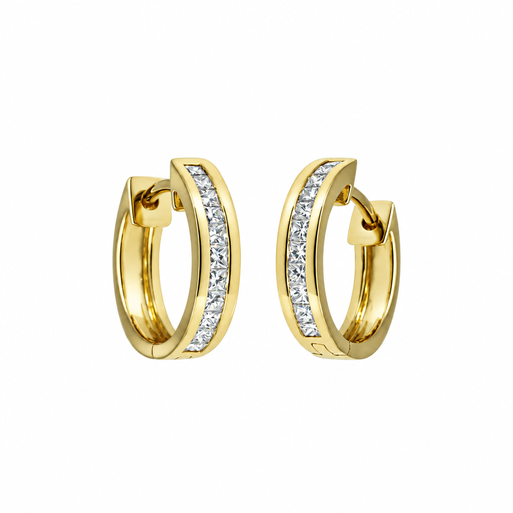 钻石耳环 (Diamond Hoop Earring)