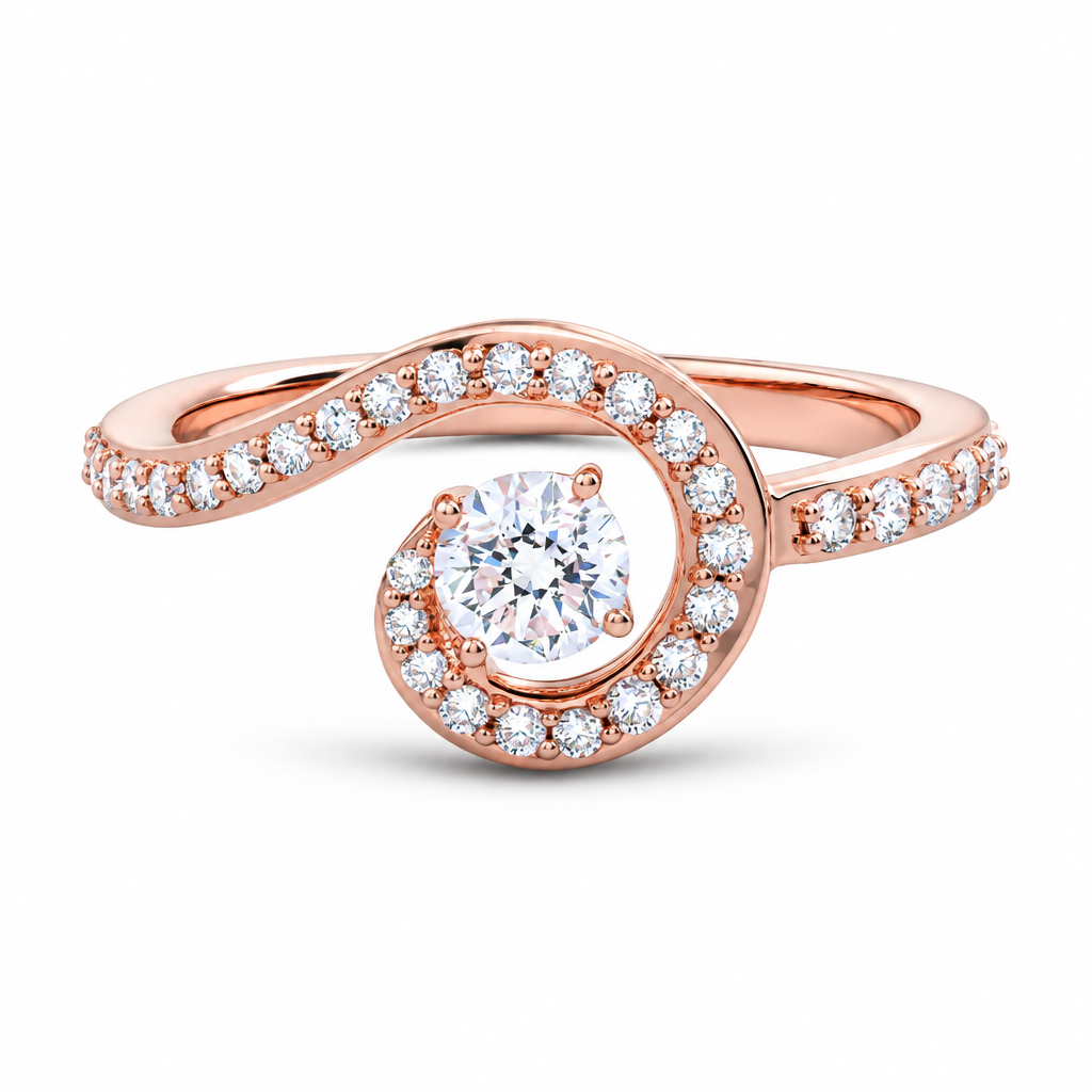 Bague Feuille Céleste (Celestial Leaf Ring)