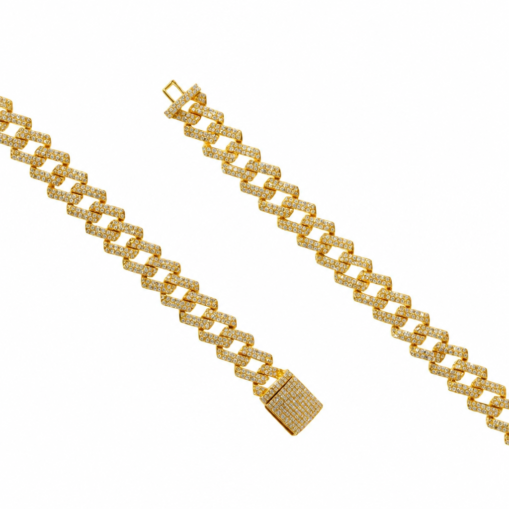 สร้อยข้อมือคิวบาลิงค์ (Cuban Link Bracelet)