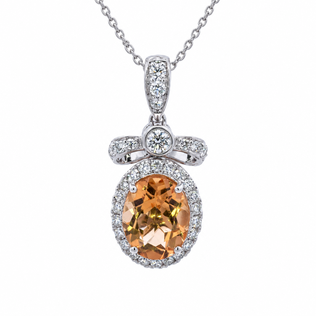 จี้เพชรรูปรูเล็ต (Roulette Diamond Pendant)
