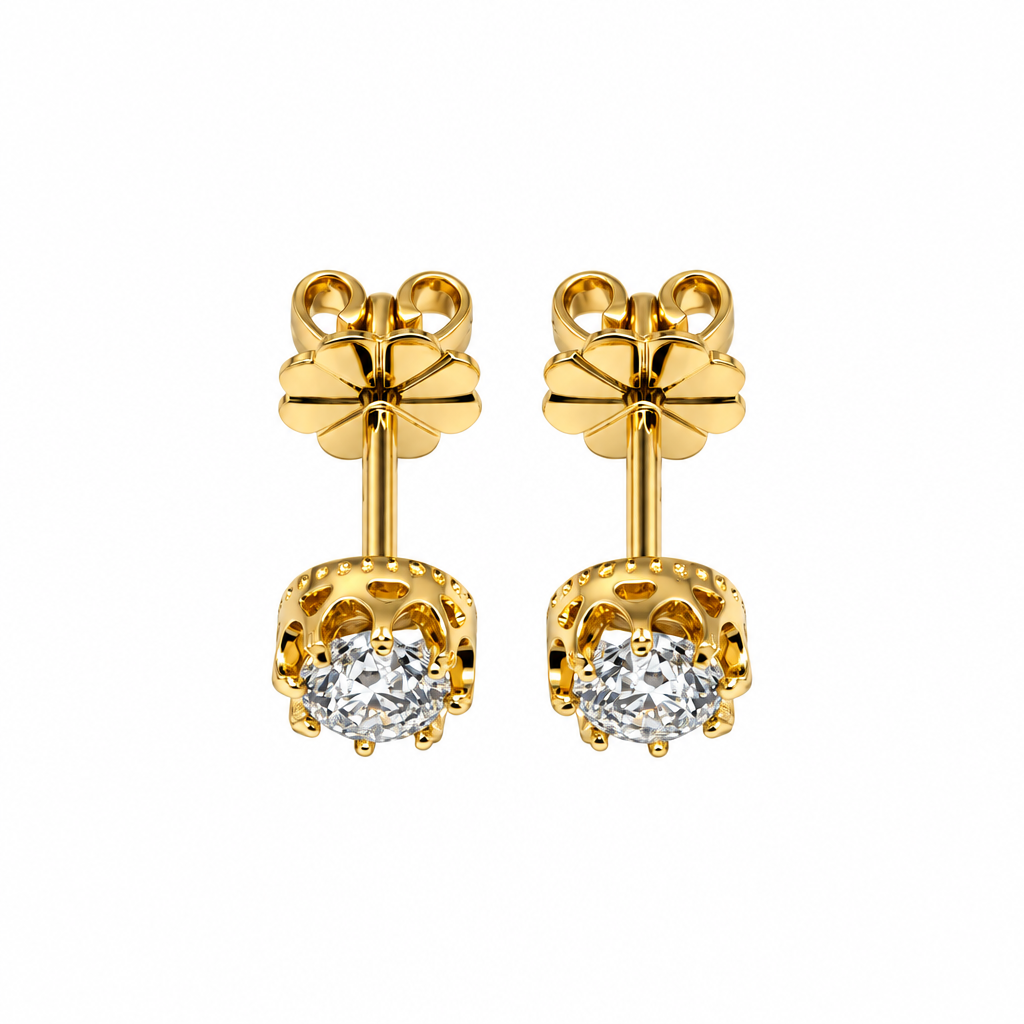 ต่างหูเพชร (Diamond Stud Earring)