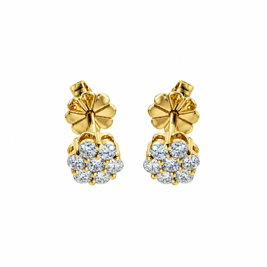 ต่างหูเพชร (Diamond Stud Earring)