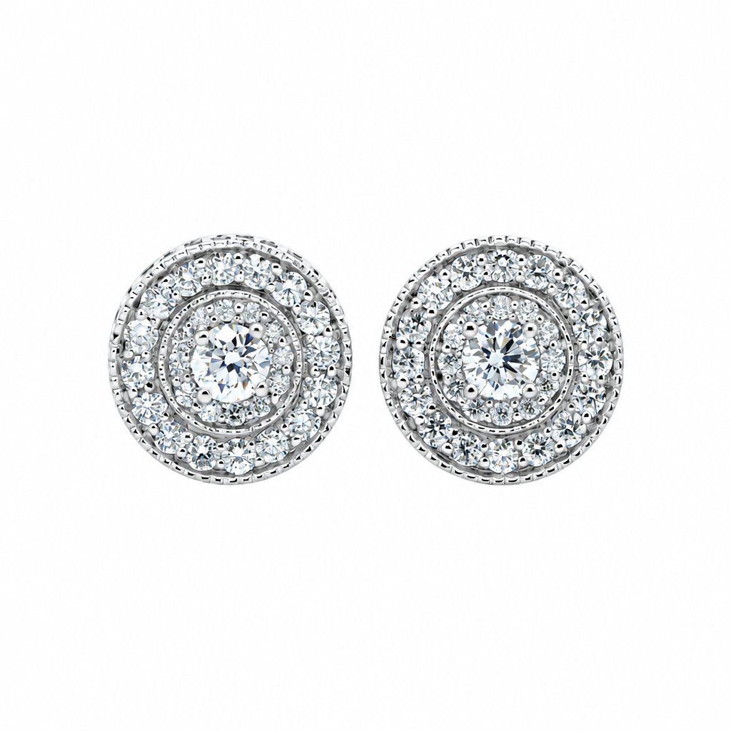 Boucle d'oreille à tige en diamant (Diamond Stud Earring)