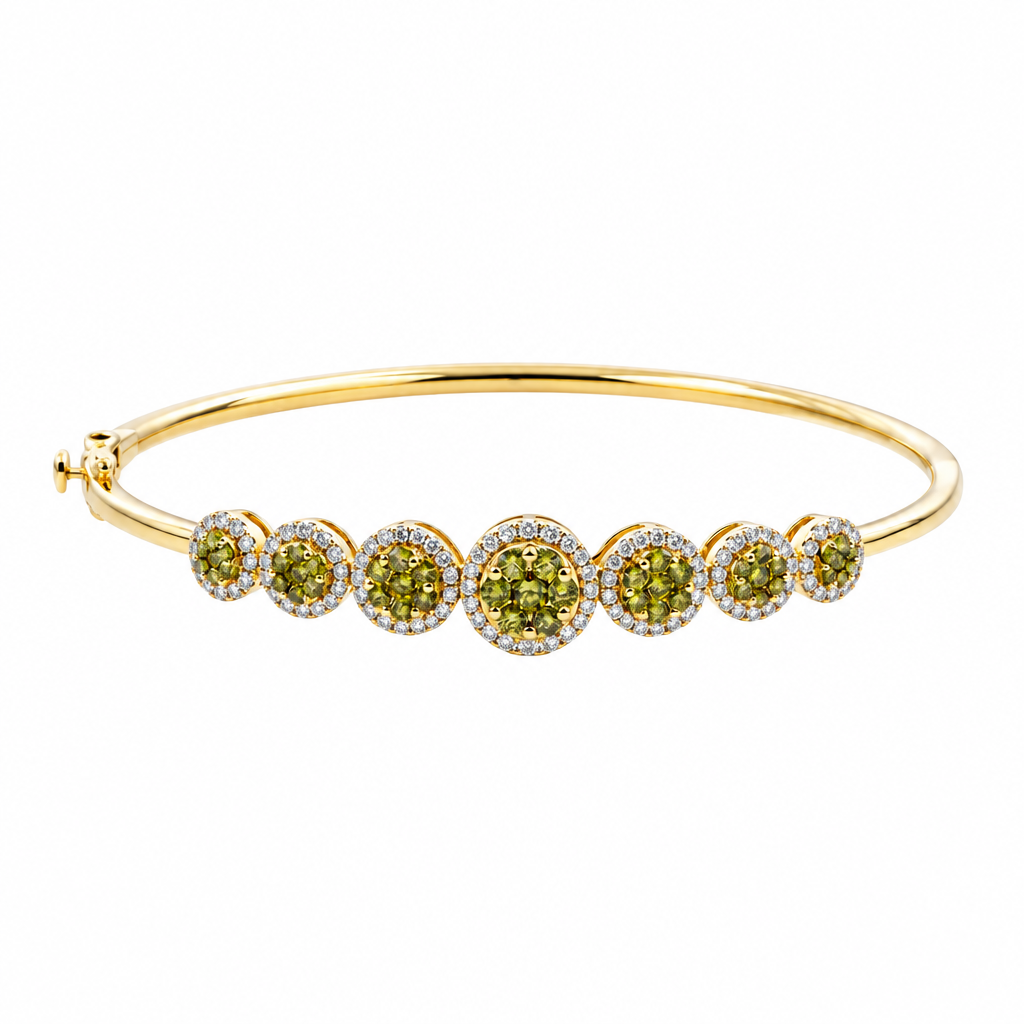 سوار هالو بانجل (Halo Bangle Bracelet)