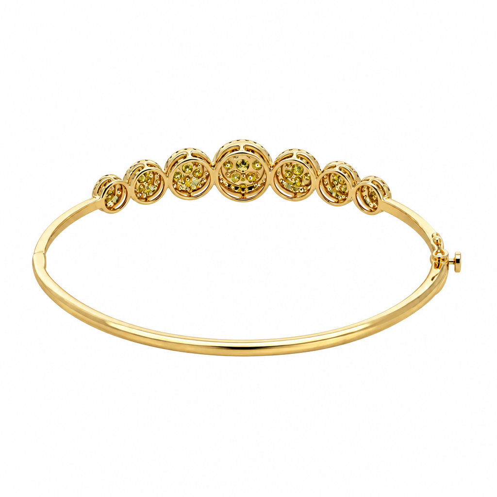 سوار هالو بانجل (Halo Bangle Bracelet)