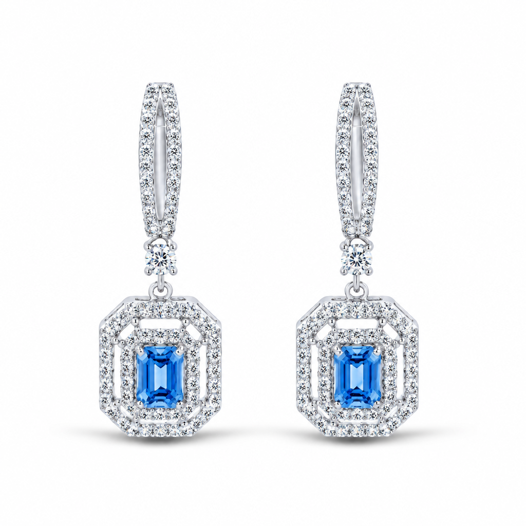 Baumelnder Diamantohrring (Dangling Diamond Earring)