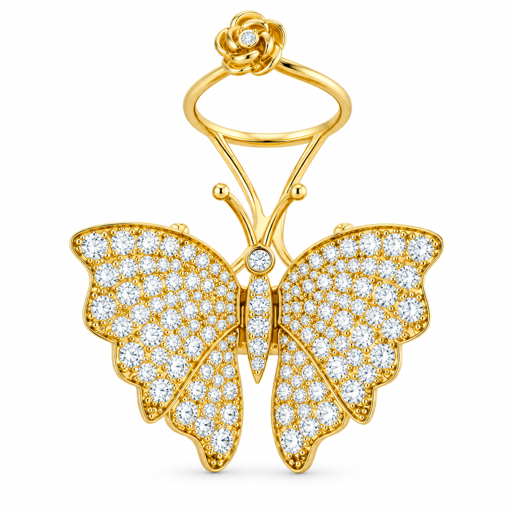 蝴蝶戒指 (Flutter Butterfly Ring)