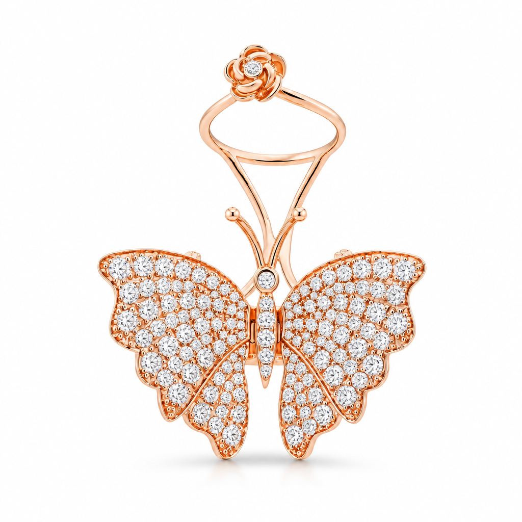 蝴蝶戒指 (Flutter Butterfly Ring)