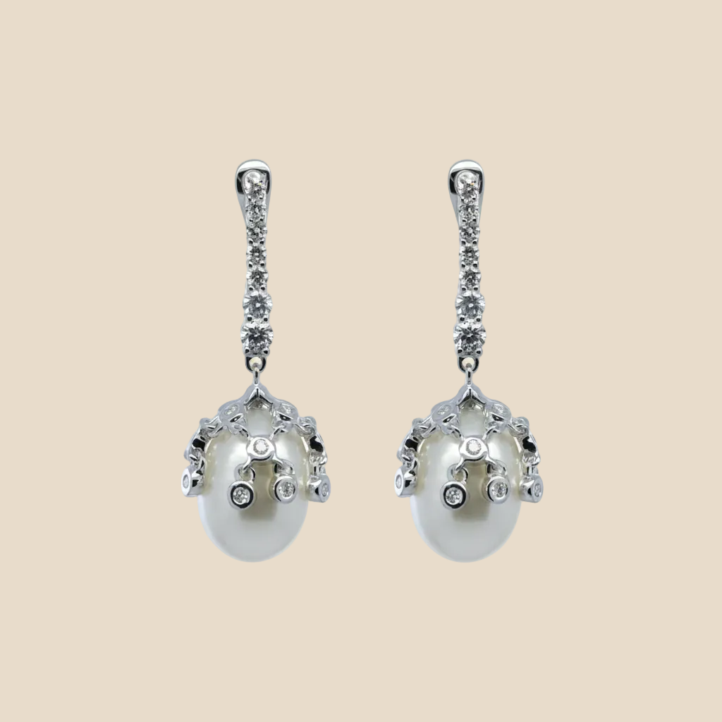 Pearl Drop Earring - Palaces Jewellery