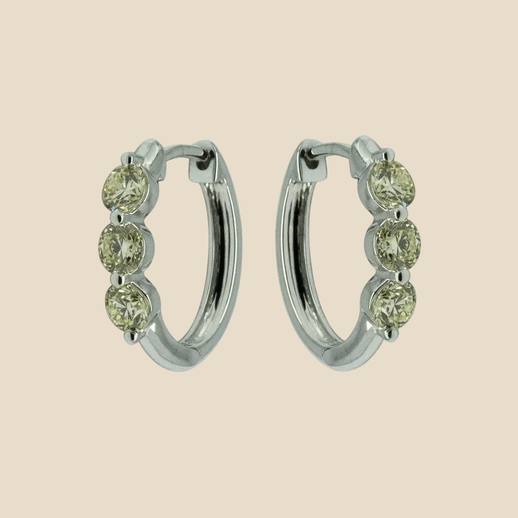Fancy Trio Hoop - Palaces Jewellery