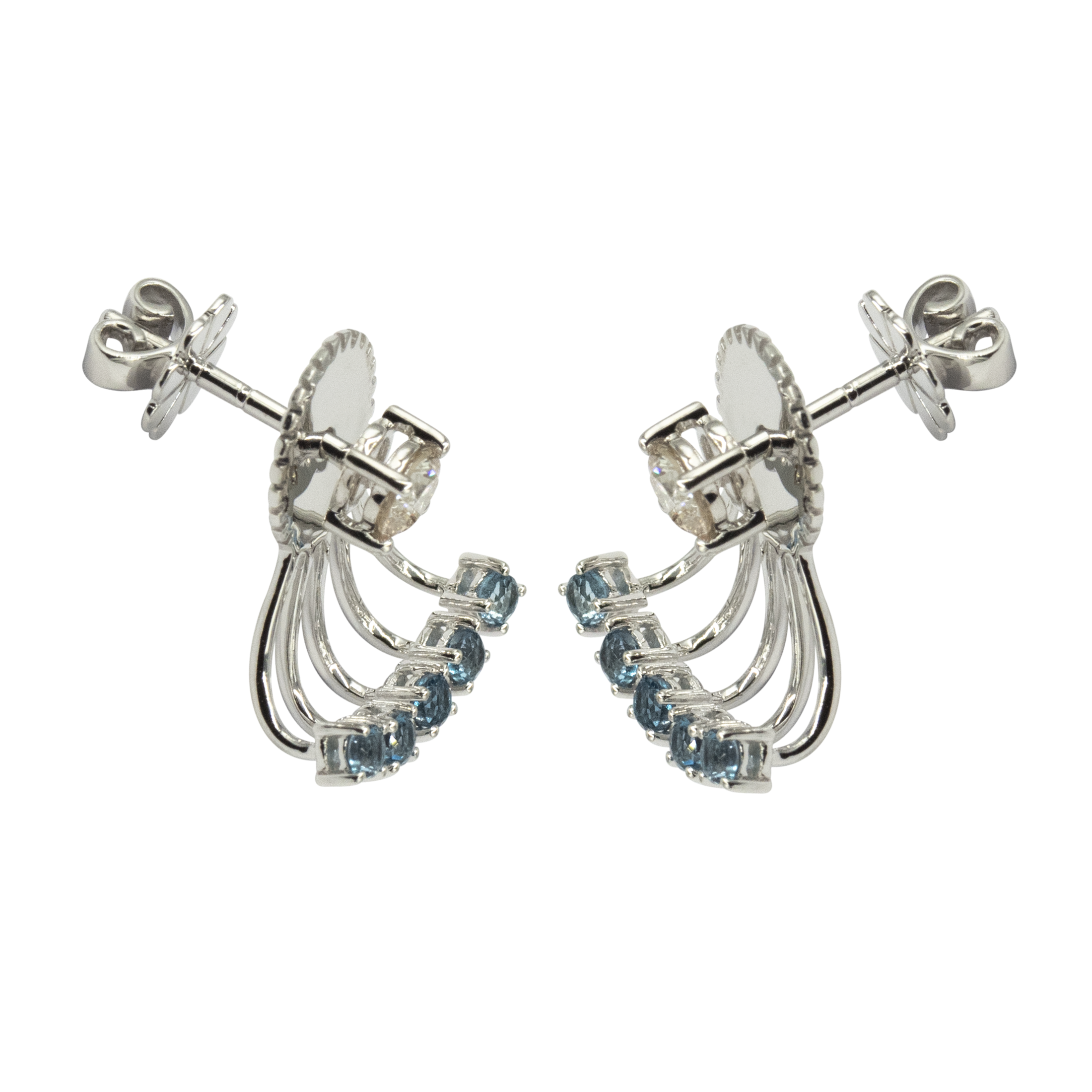 Celestial Fan Earrings - Palaces Jewellery