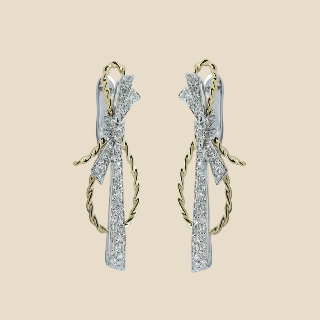 Bow Rope Earring - Palaces Jewellery