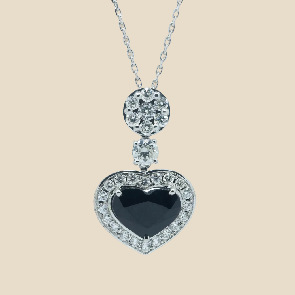 Striking Heart Necklace - Palaces Jewellery