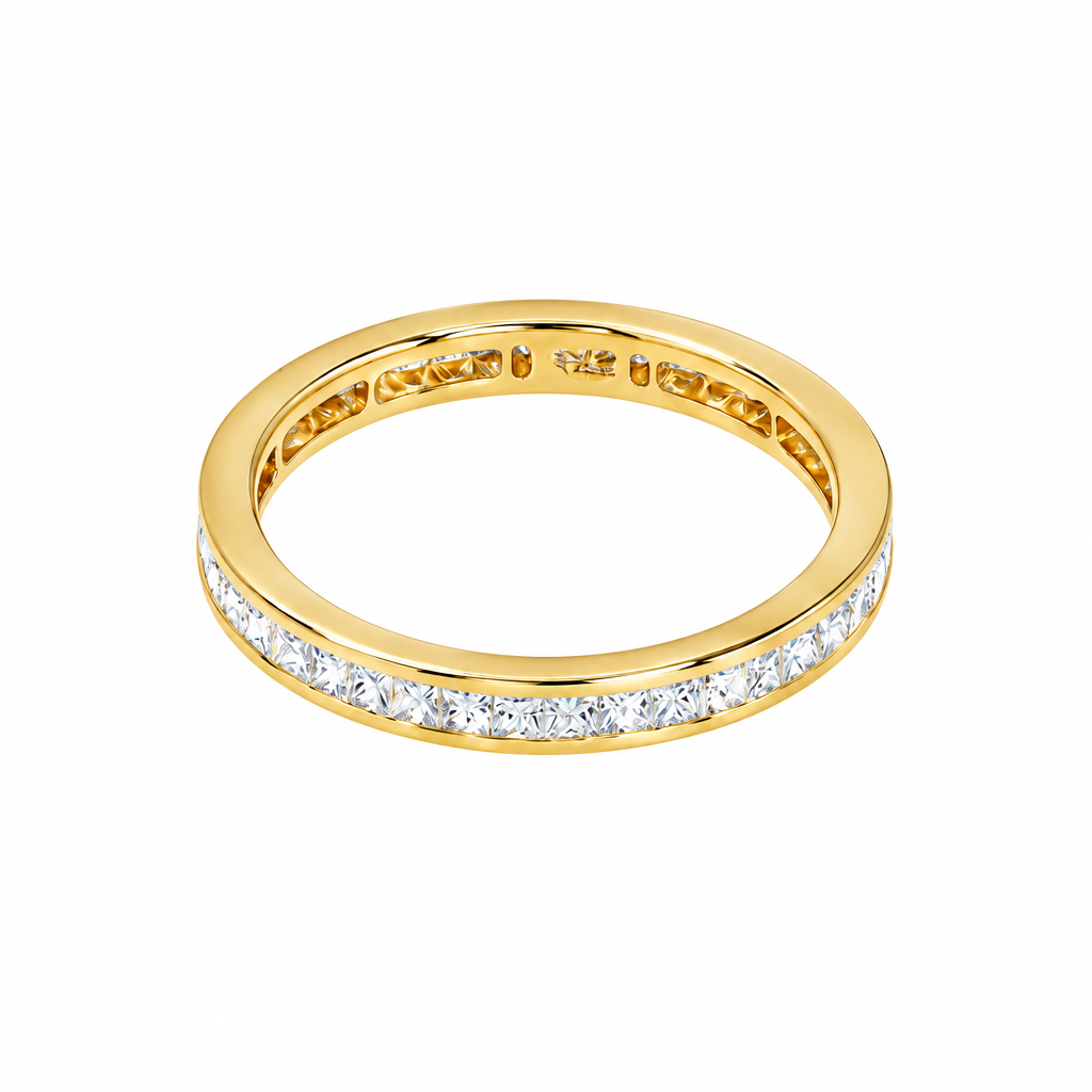 Jakobsmuschel-Eternity-Band (Scallop Eternity Band)