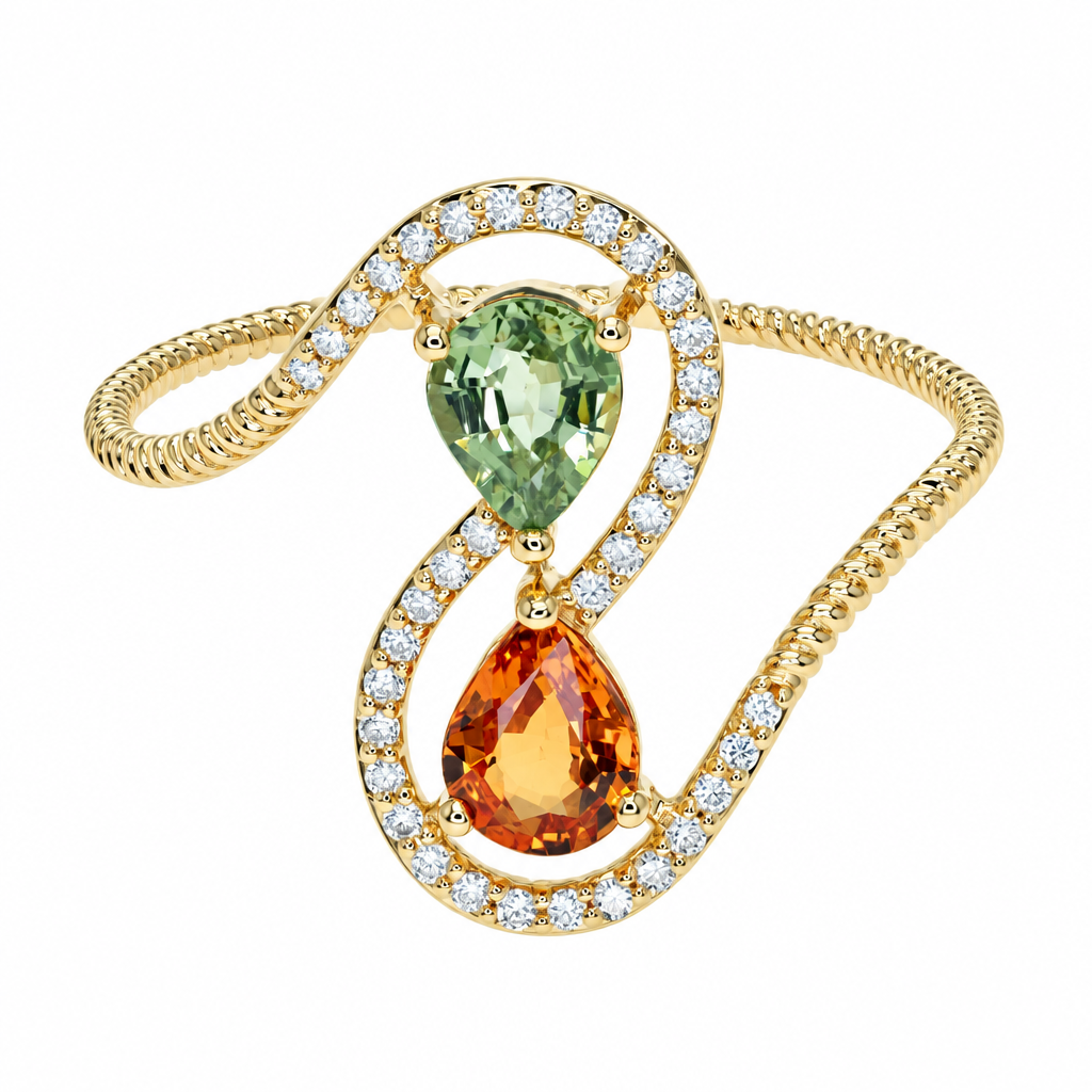 خاتم الياقوت الأنيق (Sapphire Elegance Ring)