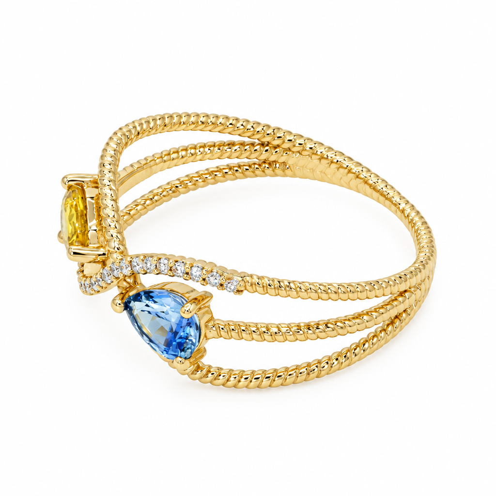 خاتم الياقوت الأنيق (Sapphire Elegance Ring)