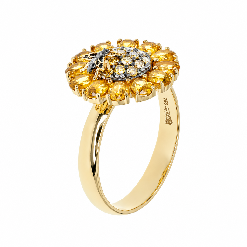 خاتم الياقوت الأنيق (Sapphire Elegance Ring)