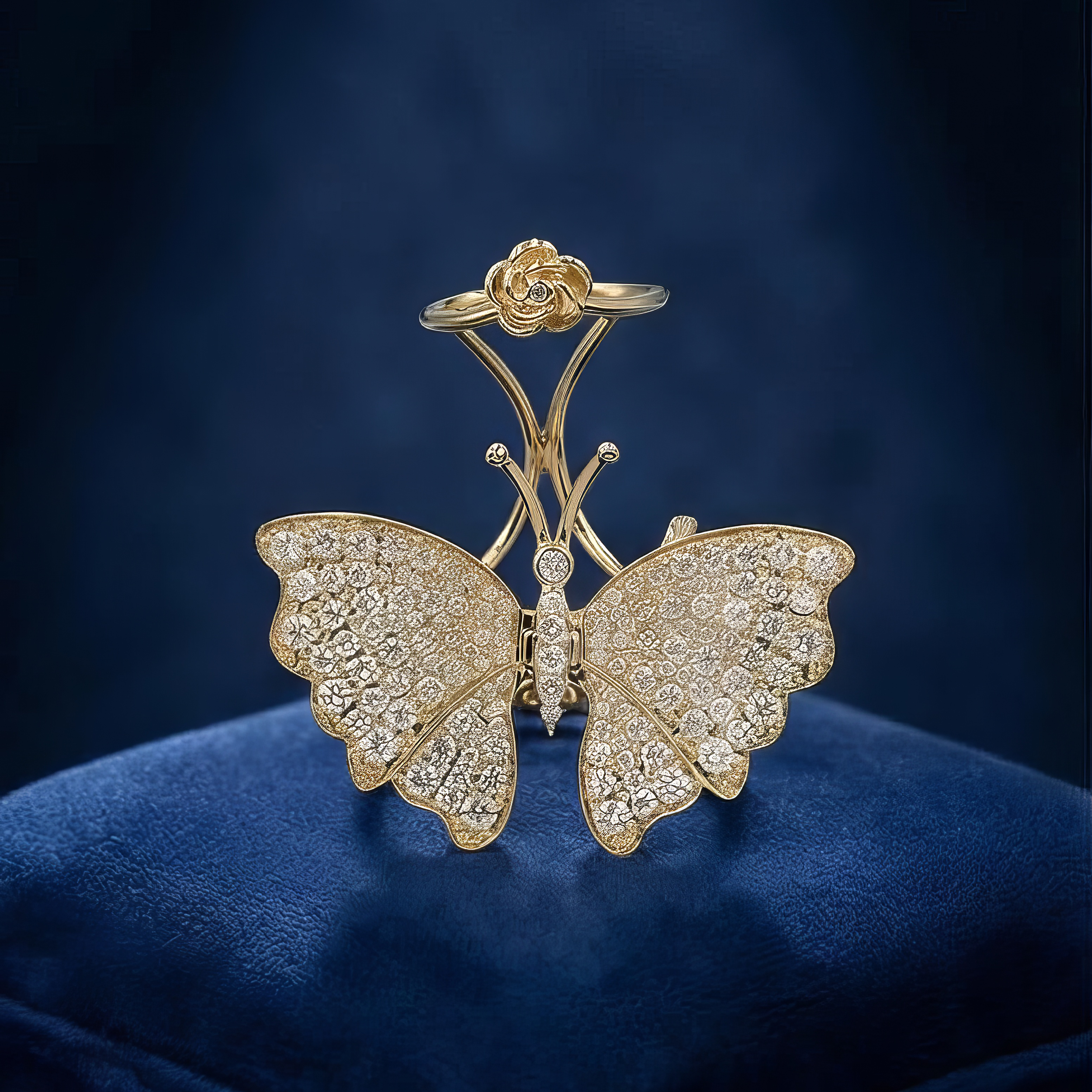 蝴蝶戒指 (Flutter Butterfly Ring)