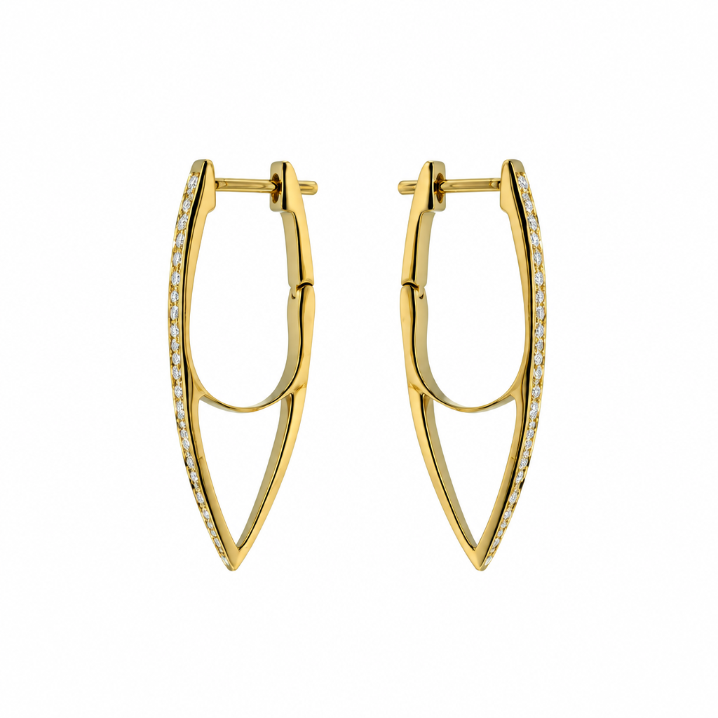 吊坠钻石耳环 (Dangling Diamond Earring)