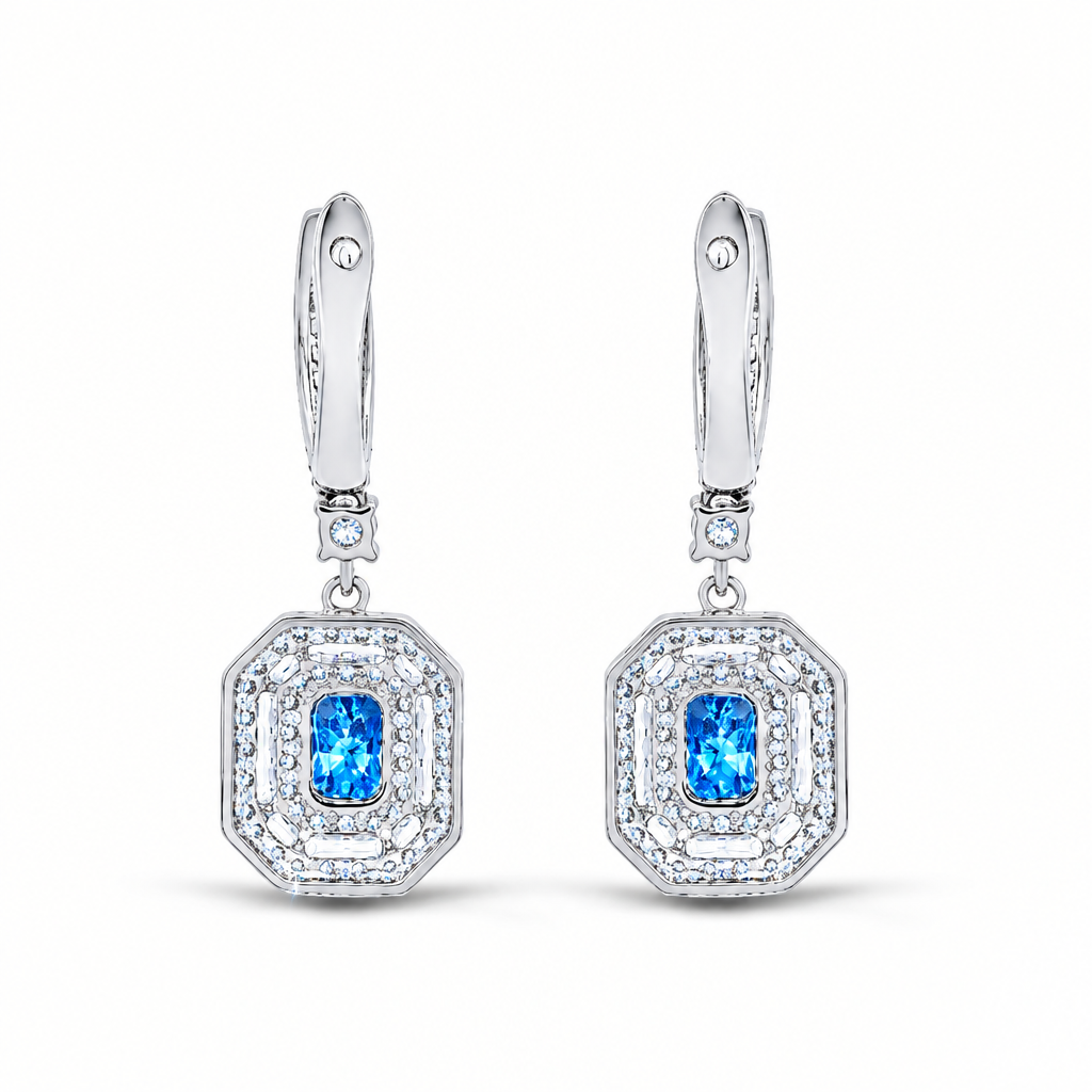 Baumelnder Diamantohrring (Dangling Diamond Earring)