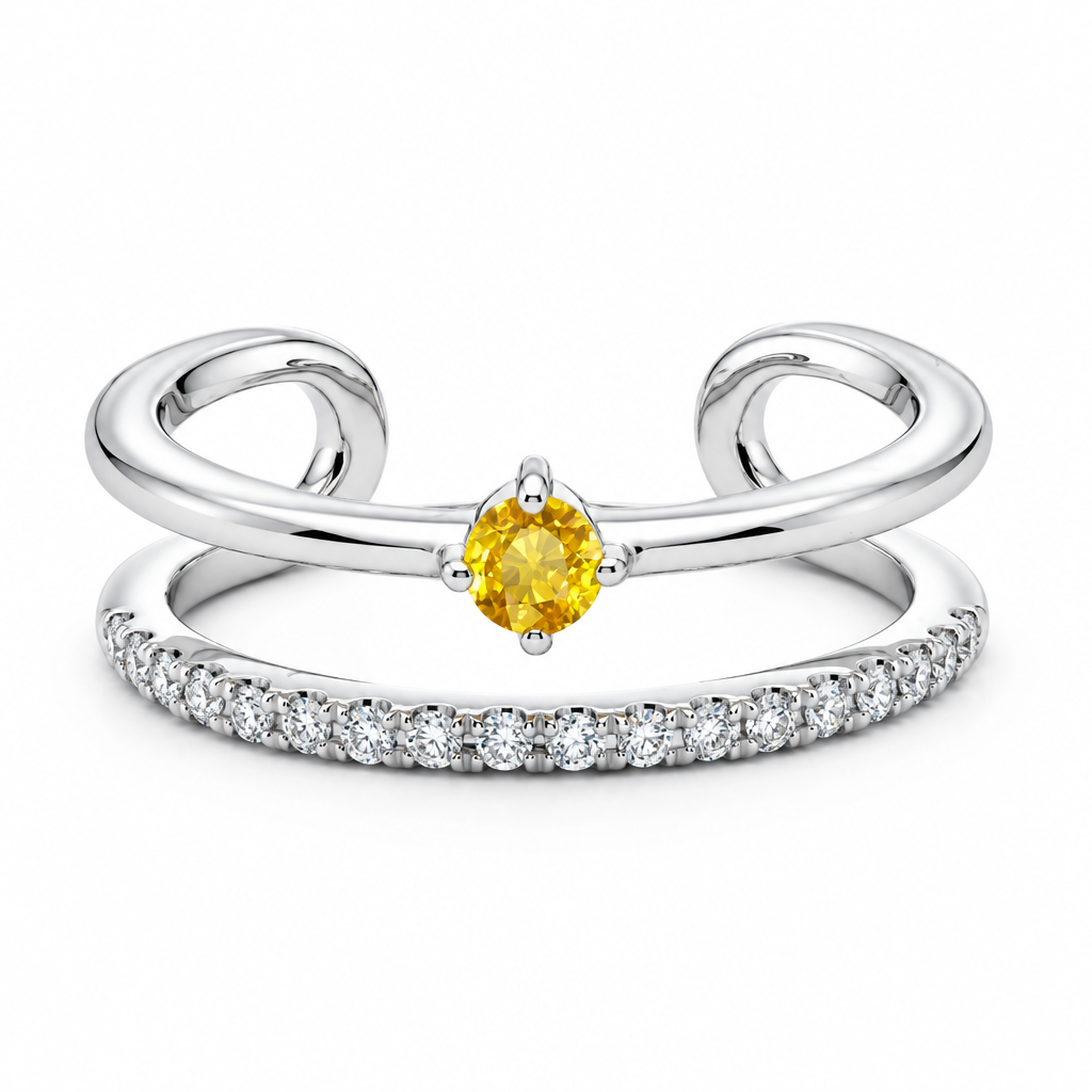 Кольцо с сапфиром Elegance (Sapphire Elegance Ring)
